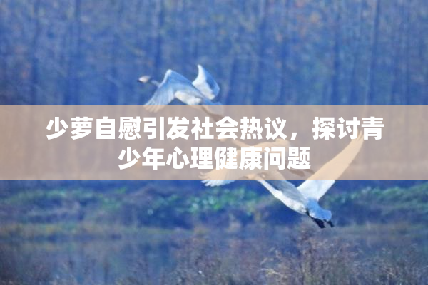 少萝自慰引发社会热议，探讨青少年心理健康问题
