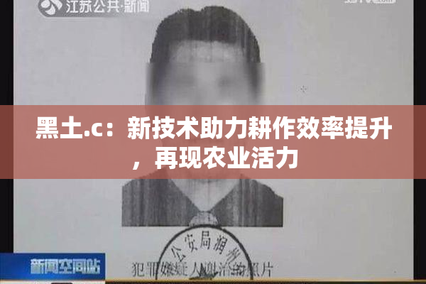 黑土.c：新技术助力耕作效率提升，再现农业活力
