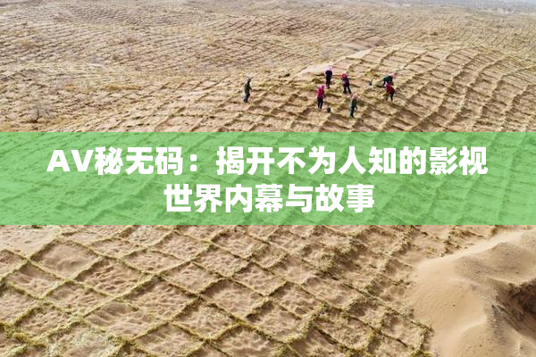 AV秘无码：揭开不为人知的影视世界内幕与故事