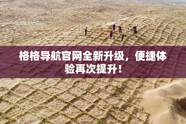 格格导航官网全新升级，便捷体验再次提升！