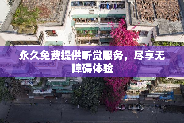 永久免费提供听觉服务，尽享无障碍体验
