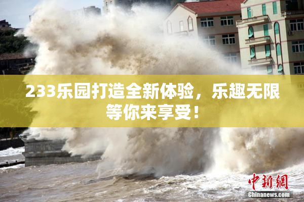 233乐园打造全新体验，乐趣无限等你来享受！