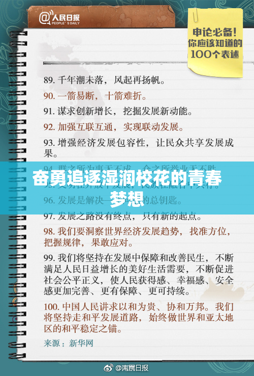 奋勇追逐湿润校花的青春梦想