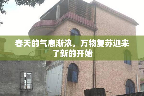 春天的气息渐浓，万物复苏迎来了新的开始
