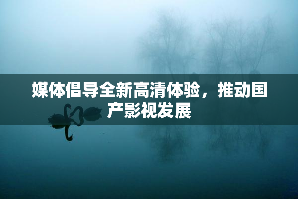 媒体倡导全新高清体验，推动国产影视发展