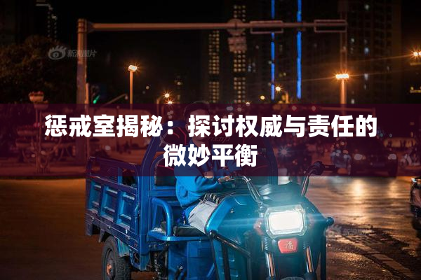 惩戒室揭秘：探讨权威与责任的微妙平衡