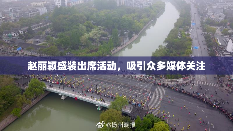 赵丽颖盛装出席活动，吸引众多媒体关注