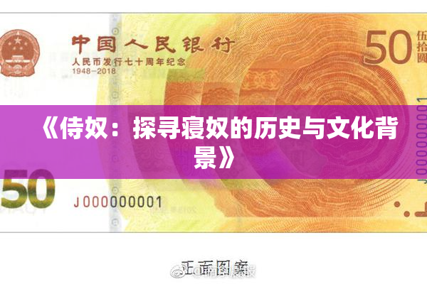 《侍奴：探寻寝奴的历史与文化背景》