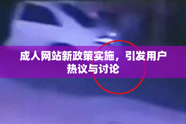 成人网站新政策实施，引发用户热议与讨论