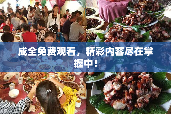 成全免费观看，精彩内容尽在掌握中！