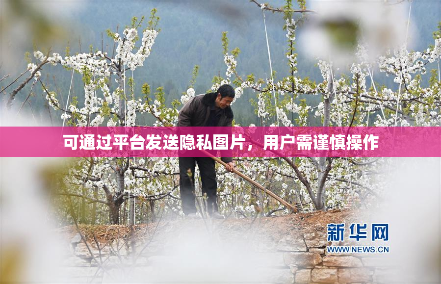 可通过平台发送隐私图片，用户需谨慎操作