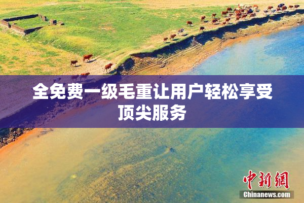 全免费一级毛重让用户轻松享受顶尖服务