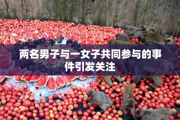 两名男子与一女子共同参与的事件引发关注