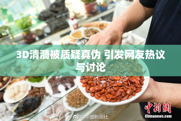 3D清漪被质疑真伪 引发网友热议与讨论