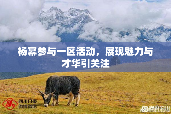 杨幂参与一区活动，展现魅力与才华引关注