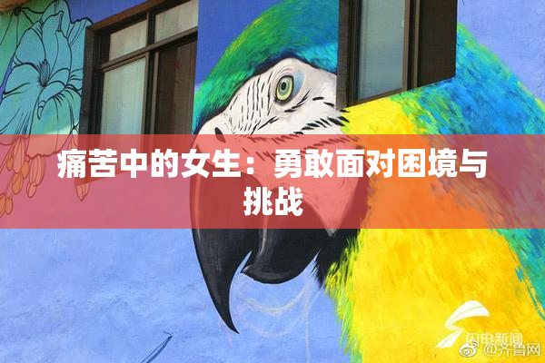 痛苦中的女生：勇敢面对困境与挑战