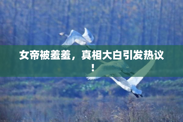 女帝被羞羞，真相大白引发热议！