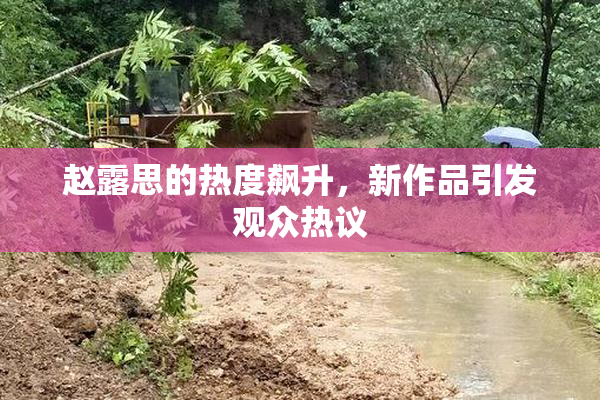 赵露思的热度飙升，新作品引发观众热议