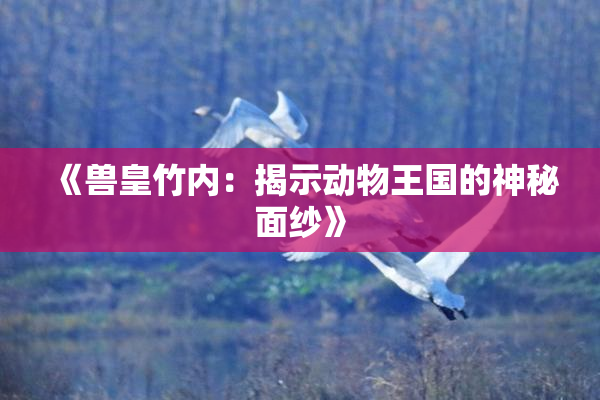 《兽皇竹内：揭示动物王国的神秘面纱》