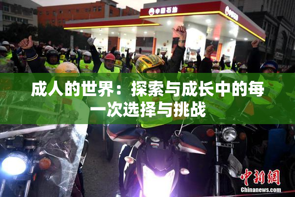 成人的世界：探索与成长中的每一次选择与挑战