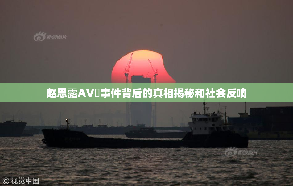 赵思露AV婬事件背后的真相揭秘和社会反响