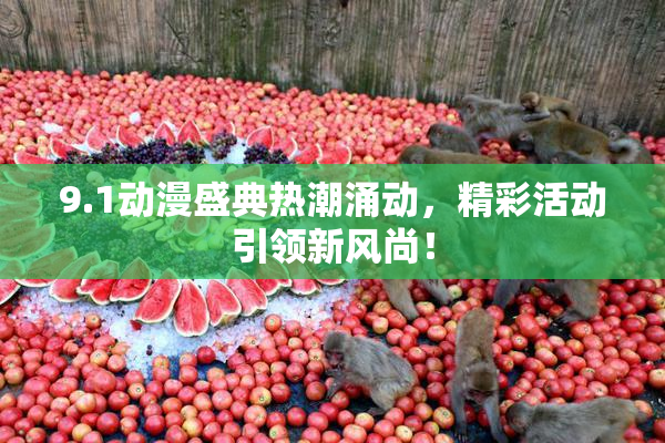 9.1动漫盛典热潮涌动，精彩活动引领新风尚！