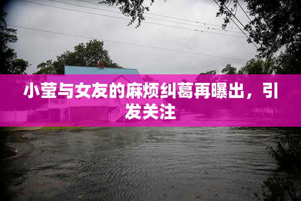 小莹与女友的麻烦纠葛再曝出，引发关注
