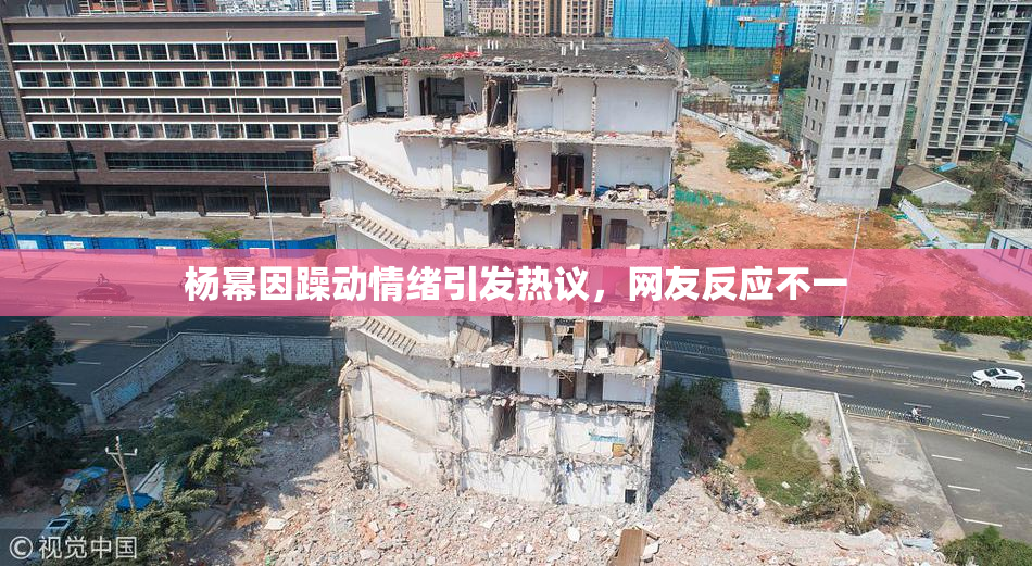杨幂因躁动情绪引发热议，网友反应不一