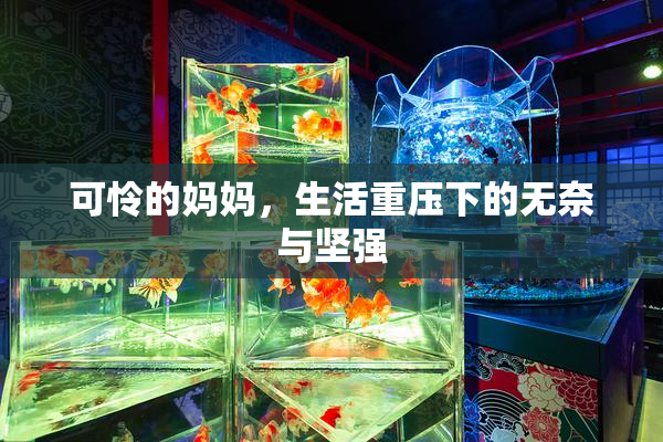 可怜的妈妈，生活重压下的无奈与坚强