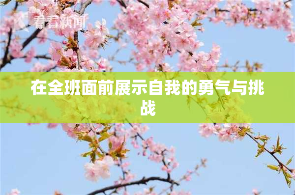 在全班面前展示自我的勇气与挑战