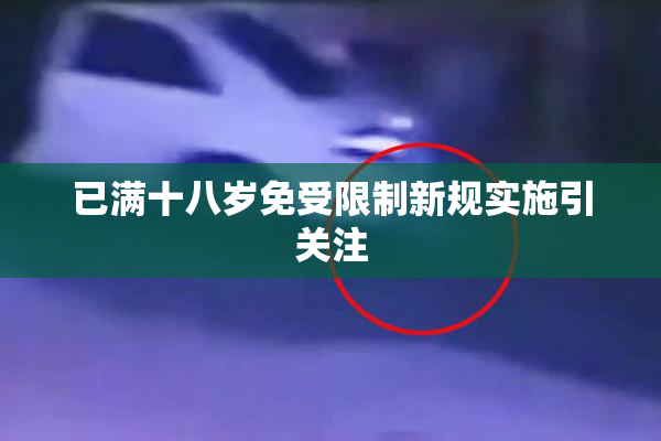 已满十八岁免受限制新规实施引关注