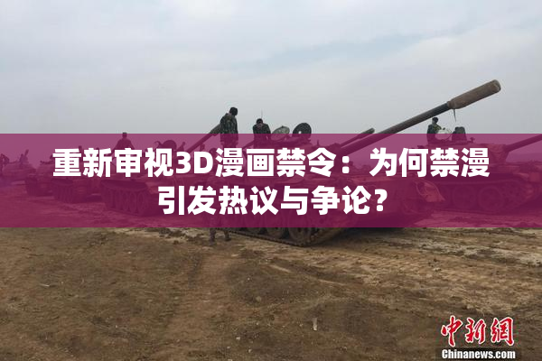 重新审视3D漫画禁令：为何禁漫引发热议与争论？