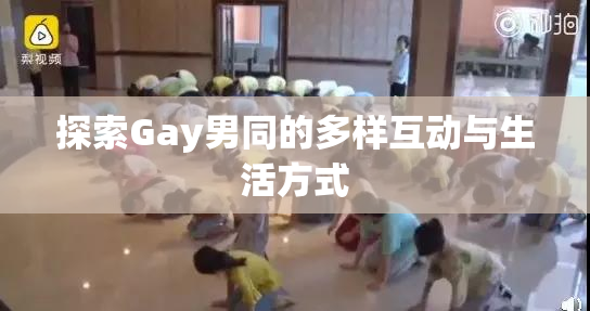 探索Gay男同的多样互动与生活方式