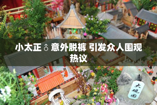 小太正♂意外脱裤 引发众人围观热议