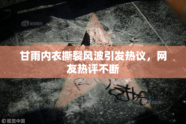 甘雨内衣撕裂风波引发热议，网友热评不断