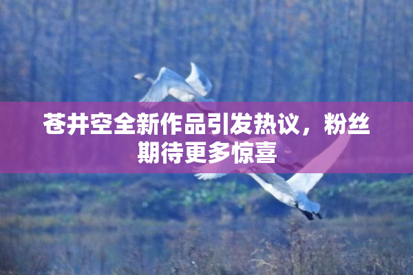 苍井空全新作品引发热议，粉丝期待更多惊喜