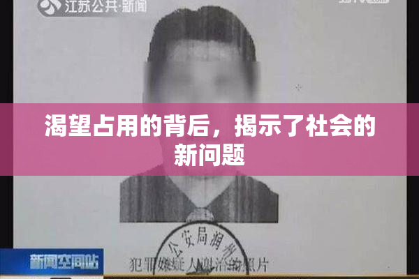 渴望占用的背后，揭示了社会的新问题