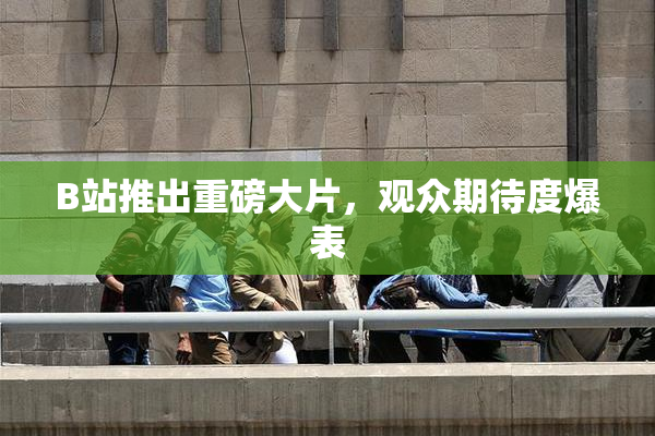 B站推出重磅大片，观众期待度爆表
