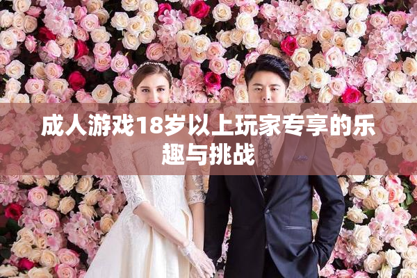 成人游戏18岁以上玩家专享的乐趣与挑战