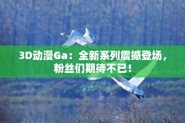 3D动漫Ga：全新系列震撼登场，粉丝们期待不已！