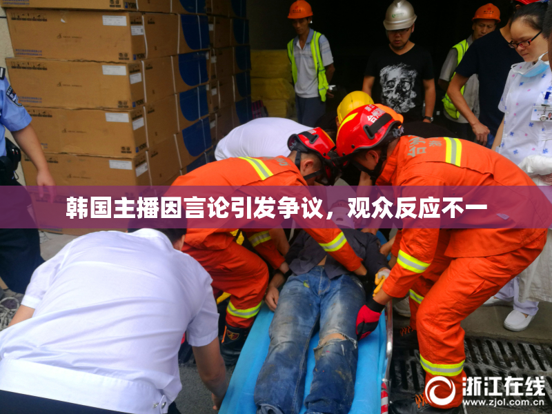韩国主播因言论引发争议，观众反应不一