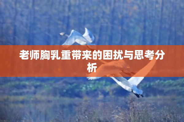 老师胸乳重带来的困扰与思考分析