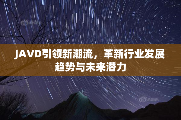 JAVD引领新潮流，革新行业发展趋势与未来潜力