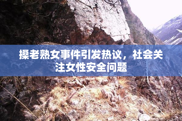 搡老熟女事件引发热议，社会关注女性安全问题