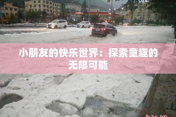 小朋友的快乐世界：探索童趣的无限可能