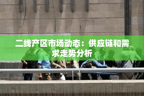 二线产区市场动态：供应链和需求走势分析
