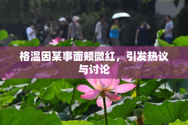 格温因某事面颊微红，引发热议与讨论