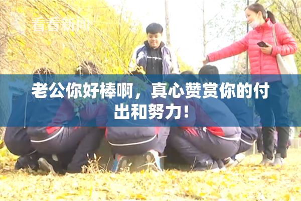 老公你好棒啊，真心赞赏你的付出和努力！