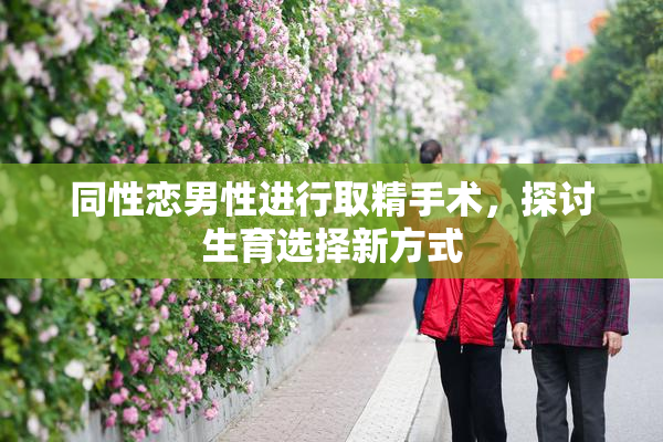 同性恋男性进行取精手术，探讨生育选择新方式