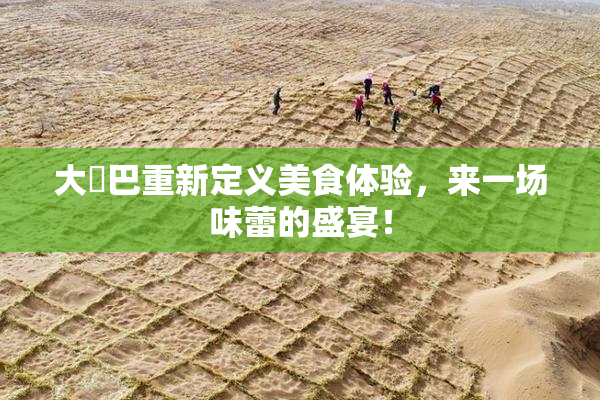 大鳮巴重新定义美食体验，来一场味蕾的盛宴！